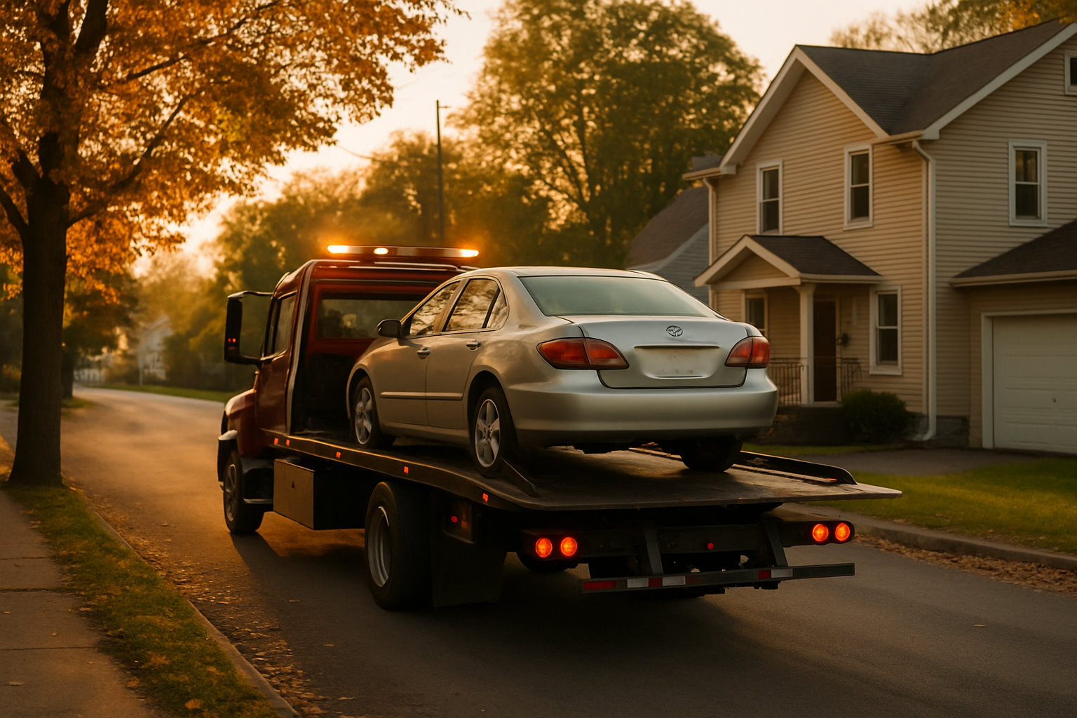 Vehicle donation moment in Rochester